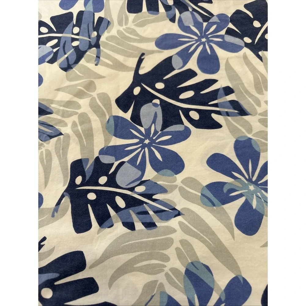 Pottery Barn Kids Teen Organic Cotton Blue Leaf Camo Pillowcase‎ Sham Standard